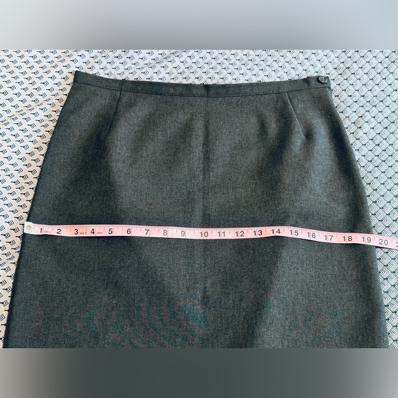 Charcoal Grey Pencil Skirt by Sicily Sz M - Picture 3 of 8